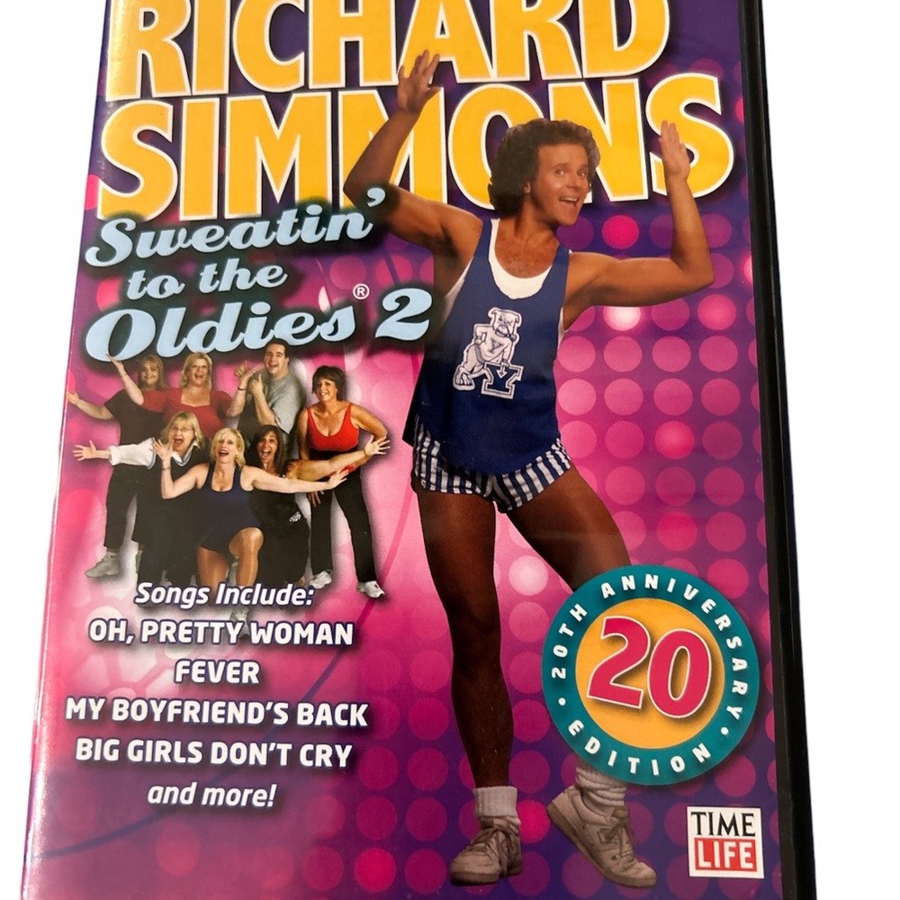 Richard Simmons Sweatin  to the oldies DVD . 20th  Anniversary Edition